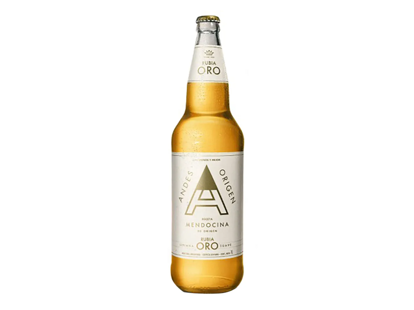 Cerveza Rubia Andes Origen Oro 1 L