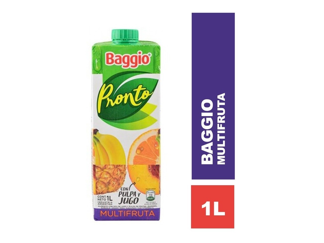 Baggio Pronto Jugo Multifruta X 1 Lts