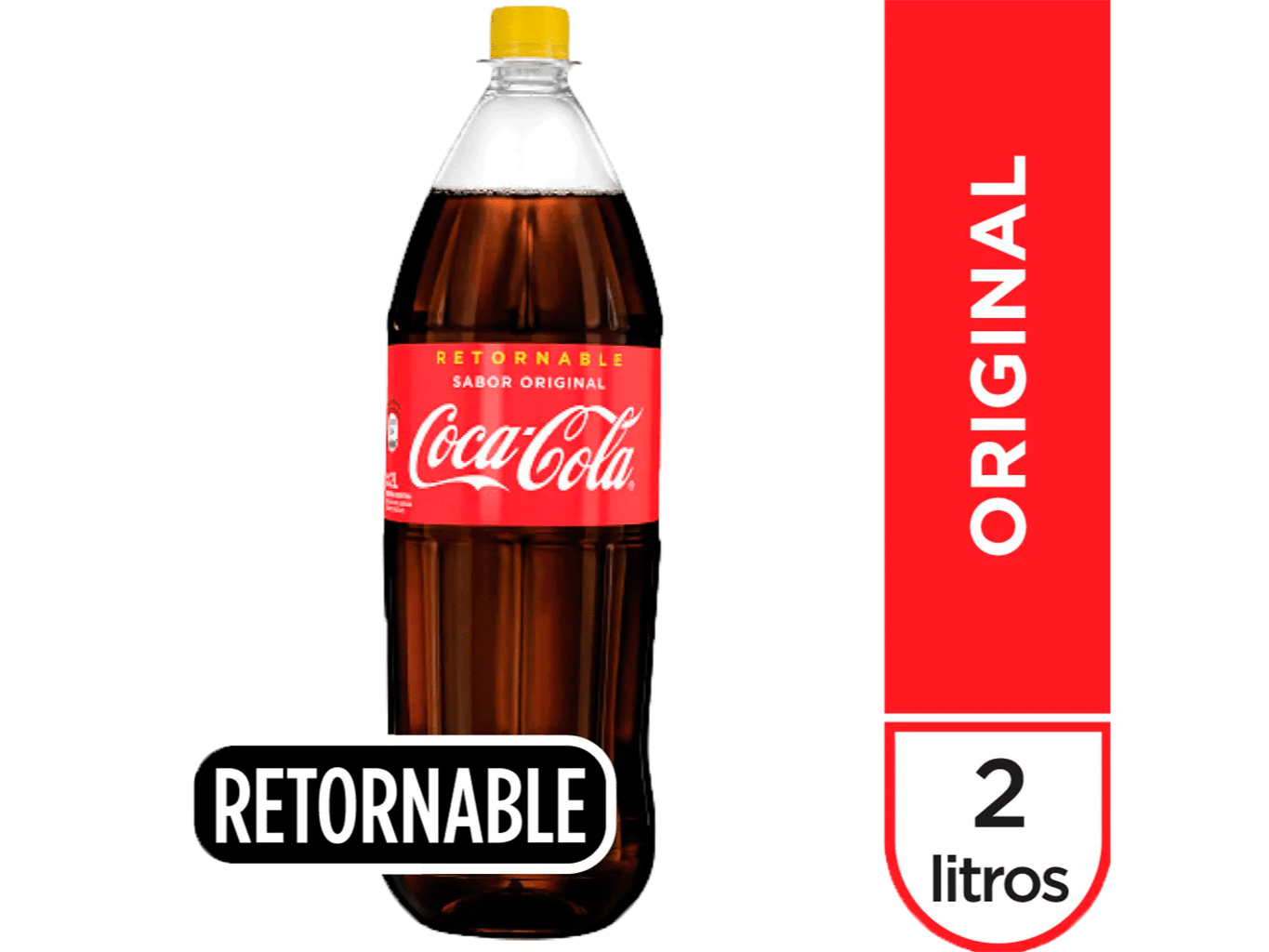 GASEOSA COCA COLA 2 LITROS RETORNABLE