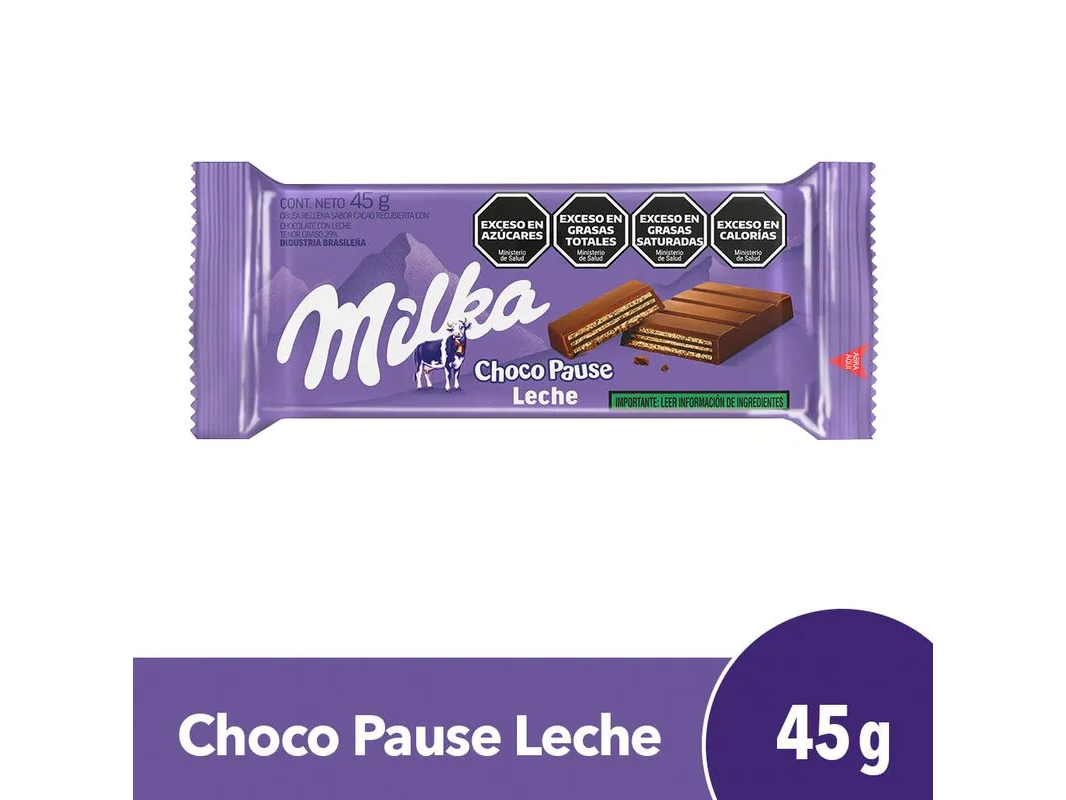 Chocolate Milka Chocopause Leche 45 G