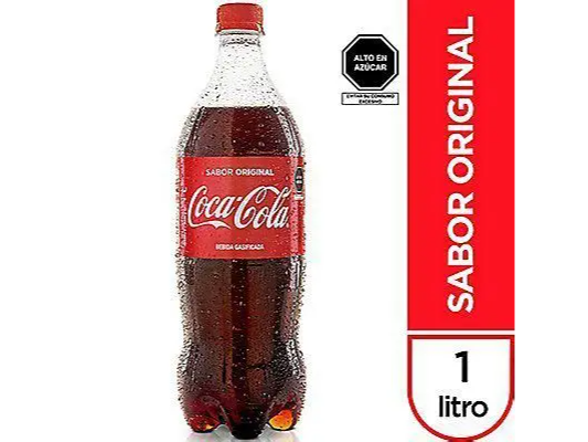 Gaseosa Coca-Cola sabor original de 1 L