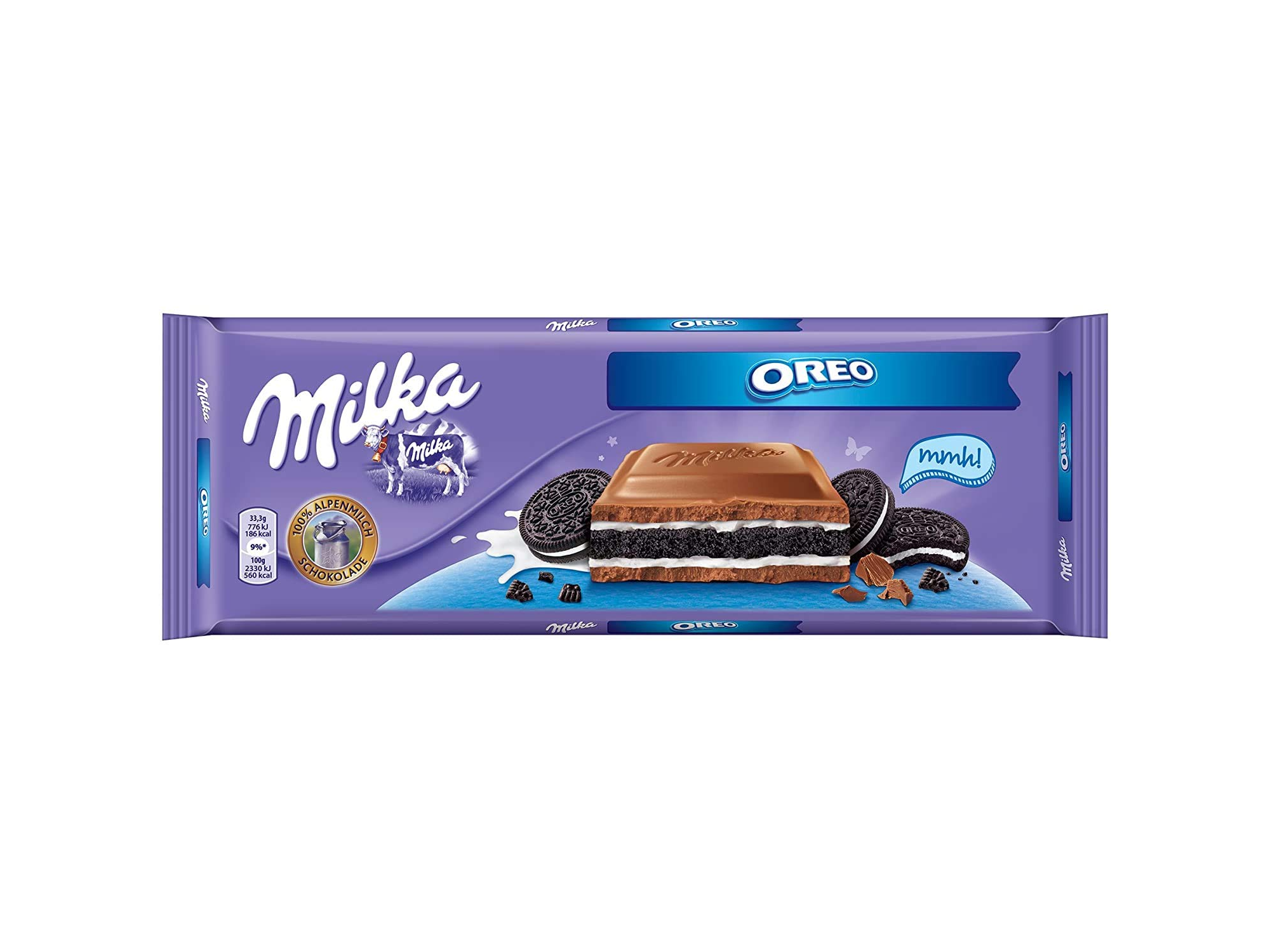 Milka Alpine Milk Chocolate with Oreo, 300