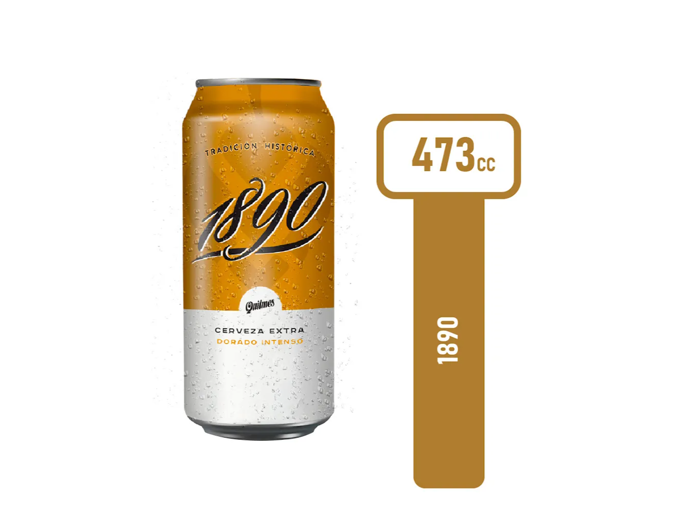 Cerveza Rubia Quilmes 1890 473 Cc