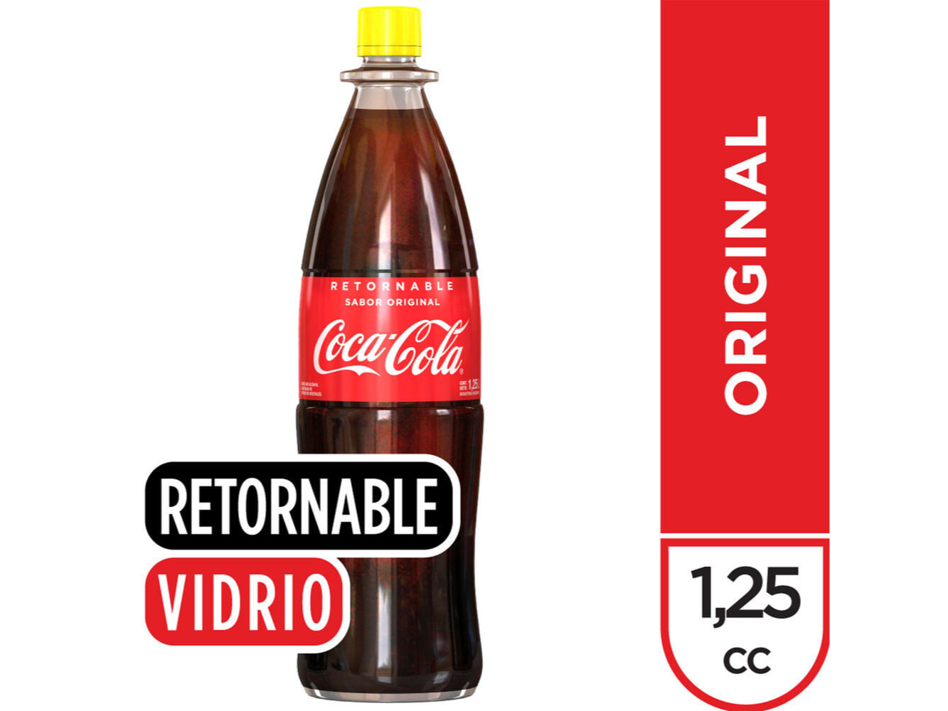 Gaseosa Coca-Cola Retornable 1.25L