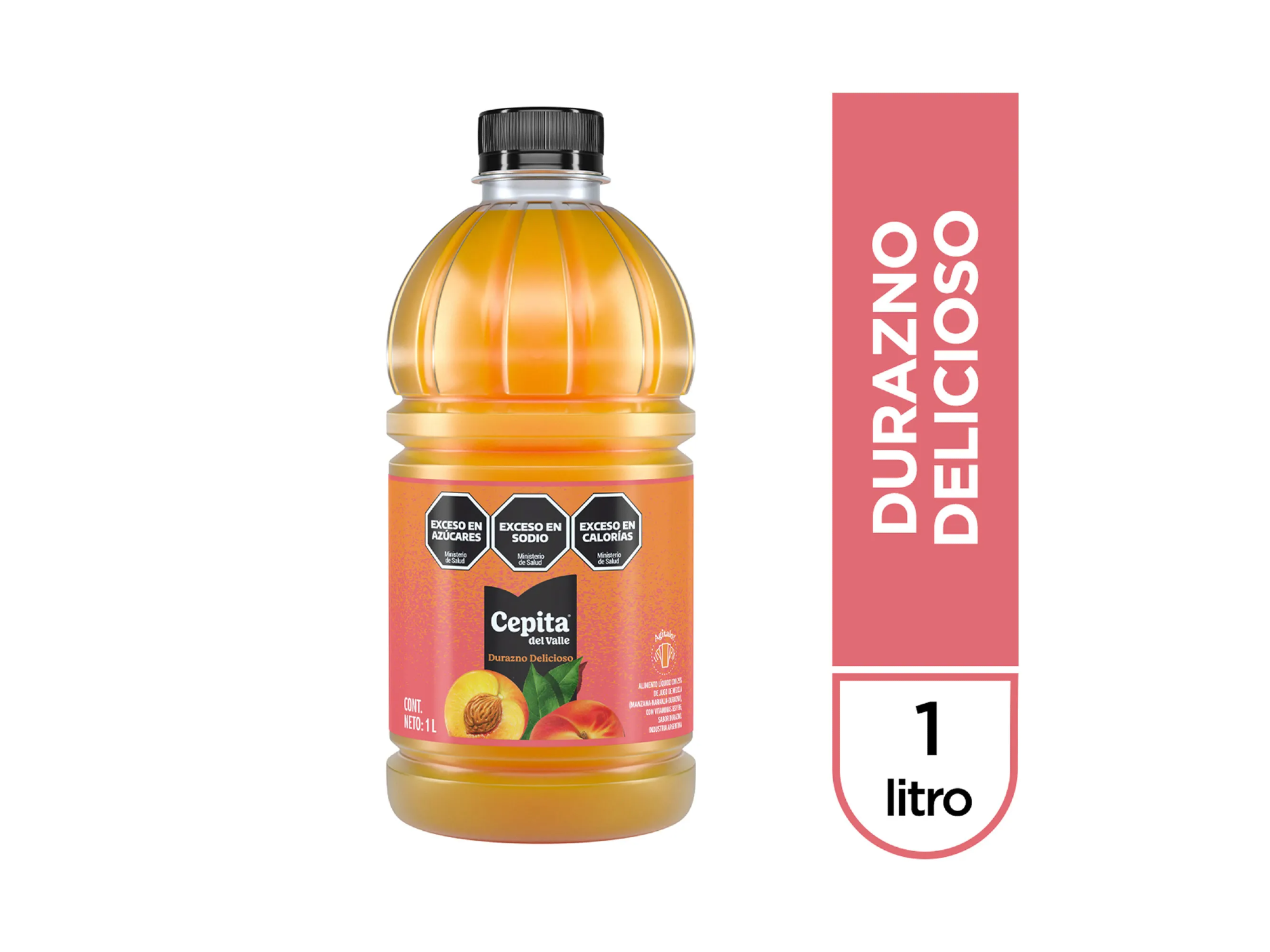 Jugo Cepita del valle durazno delicioso 1 l