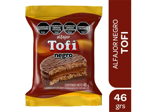 Alfajor Tofi negro 46gr.