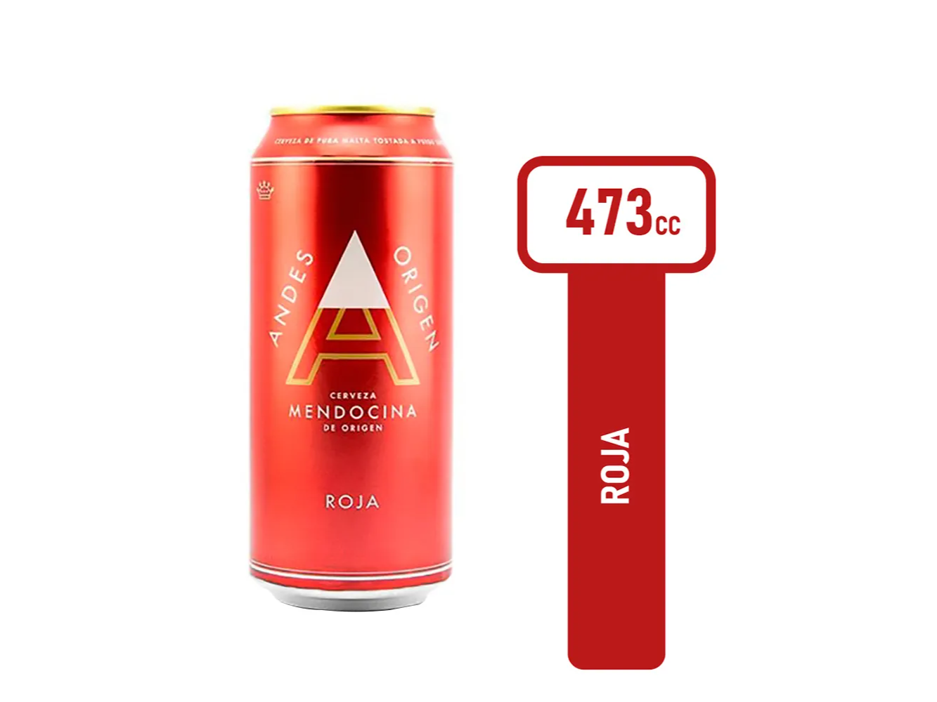 Cerveza Roja Andes Origen 473 Ml