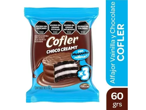 Alfajor Cofler Choco Creamy 60g