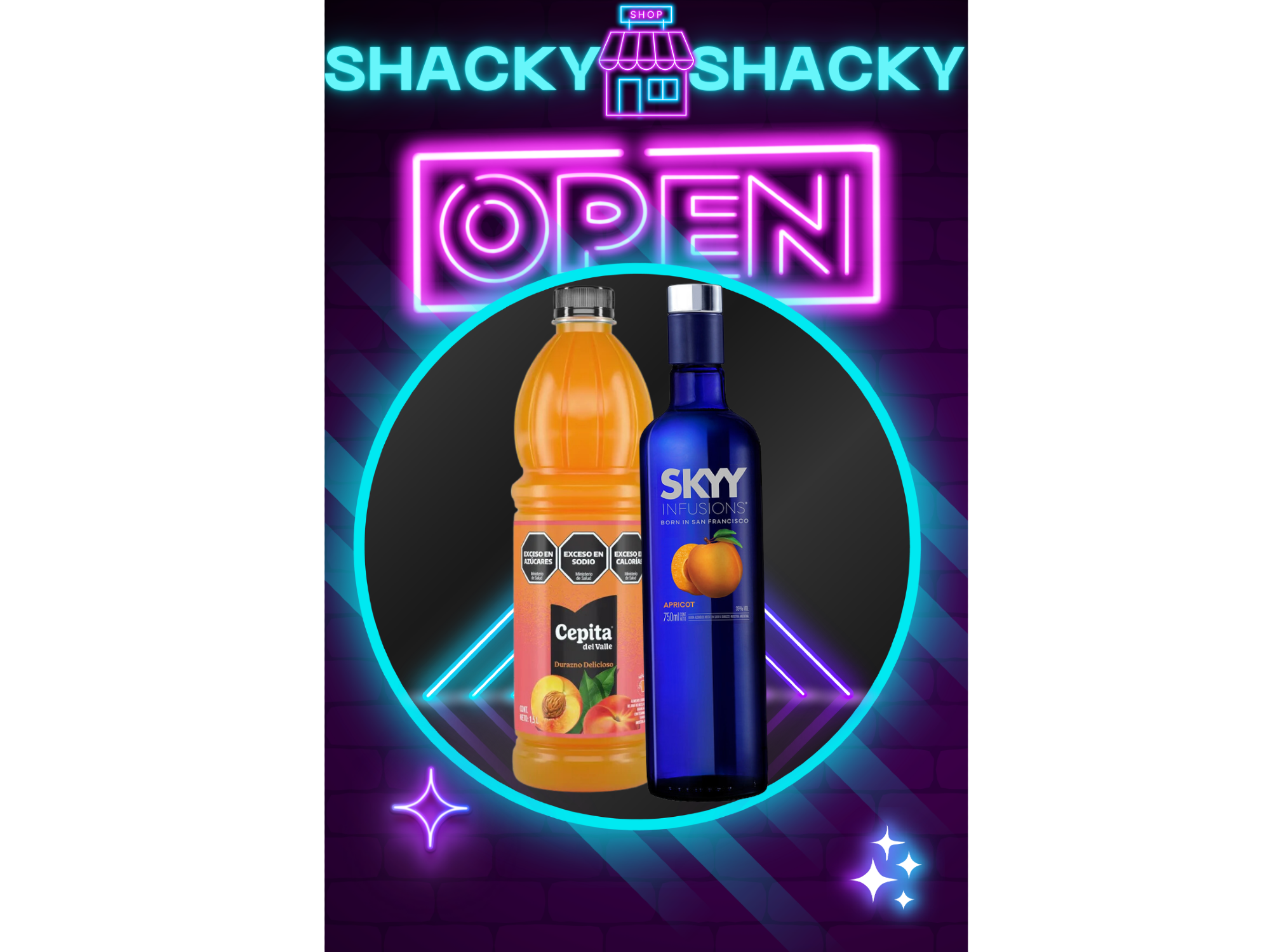 skyy con jugo cepita