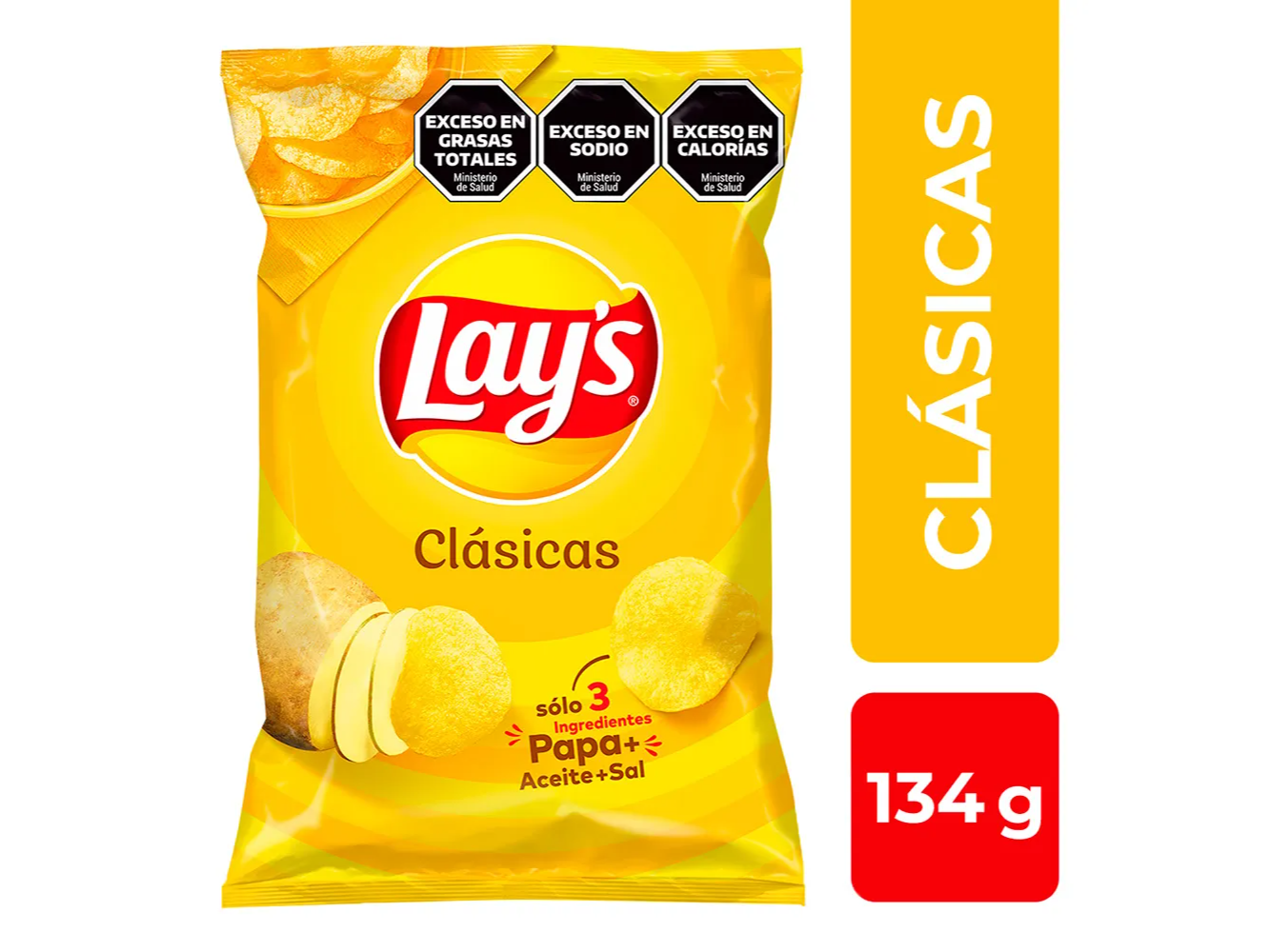 Papas Fritas Lays Clásicas 134 G