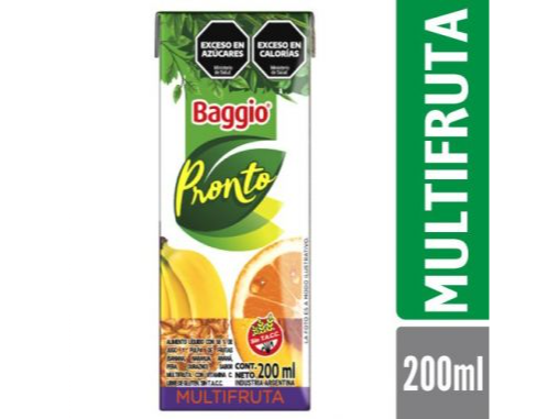 BAGGIO PRONTO Multifruta 200ml