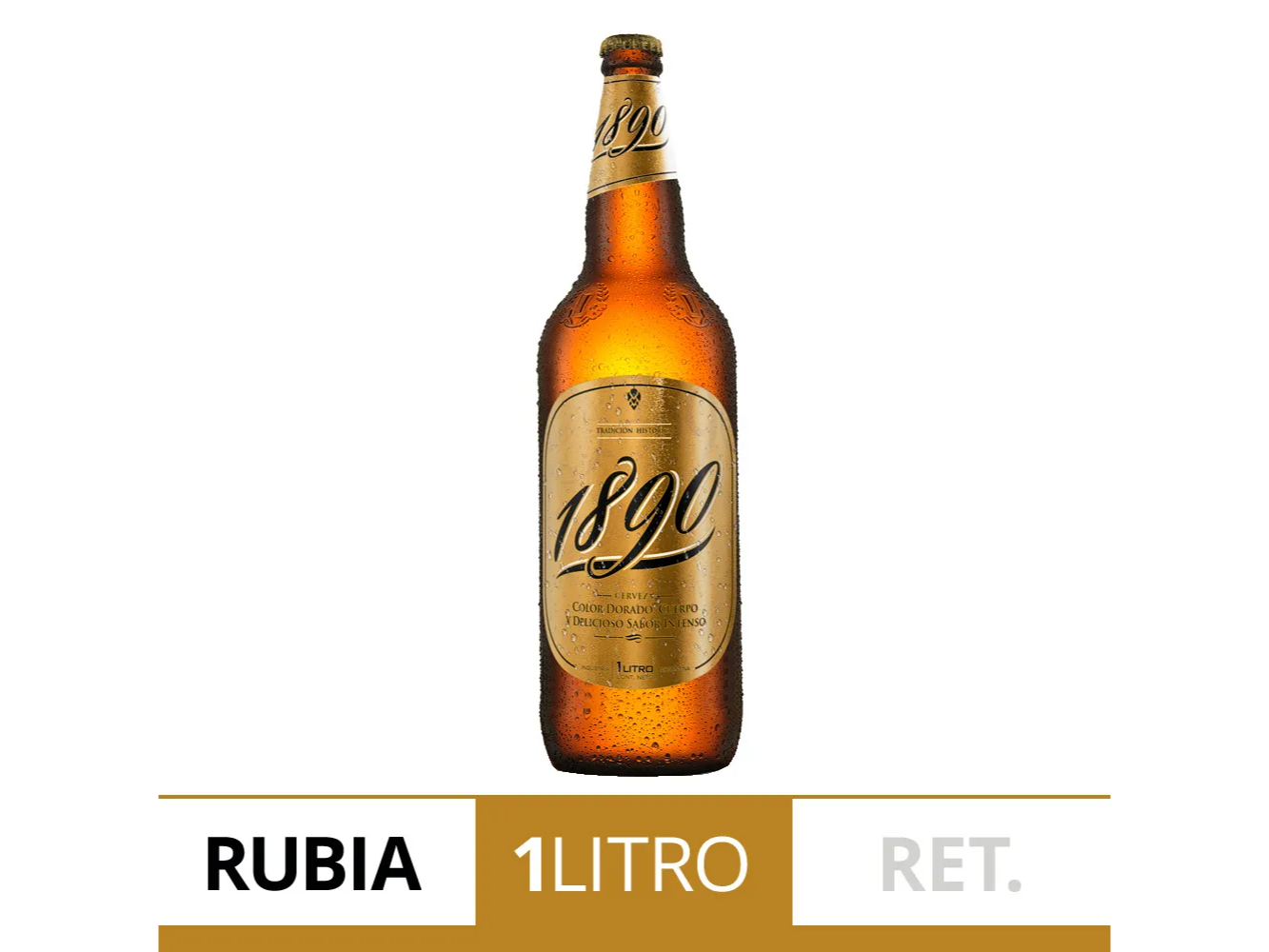 Cerveza Rubia Quilmes 1890 Retornable 1 L