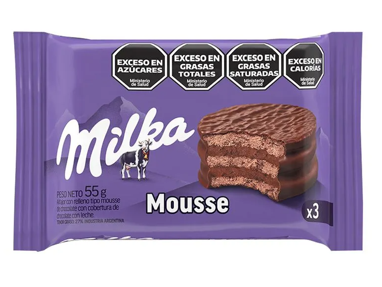 Alfajor Milka Mousse