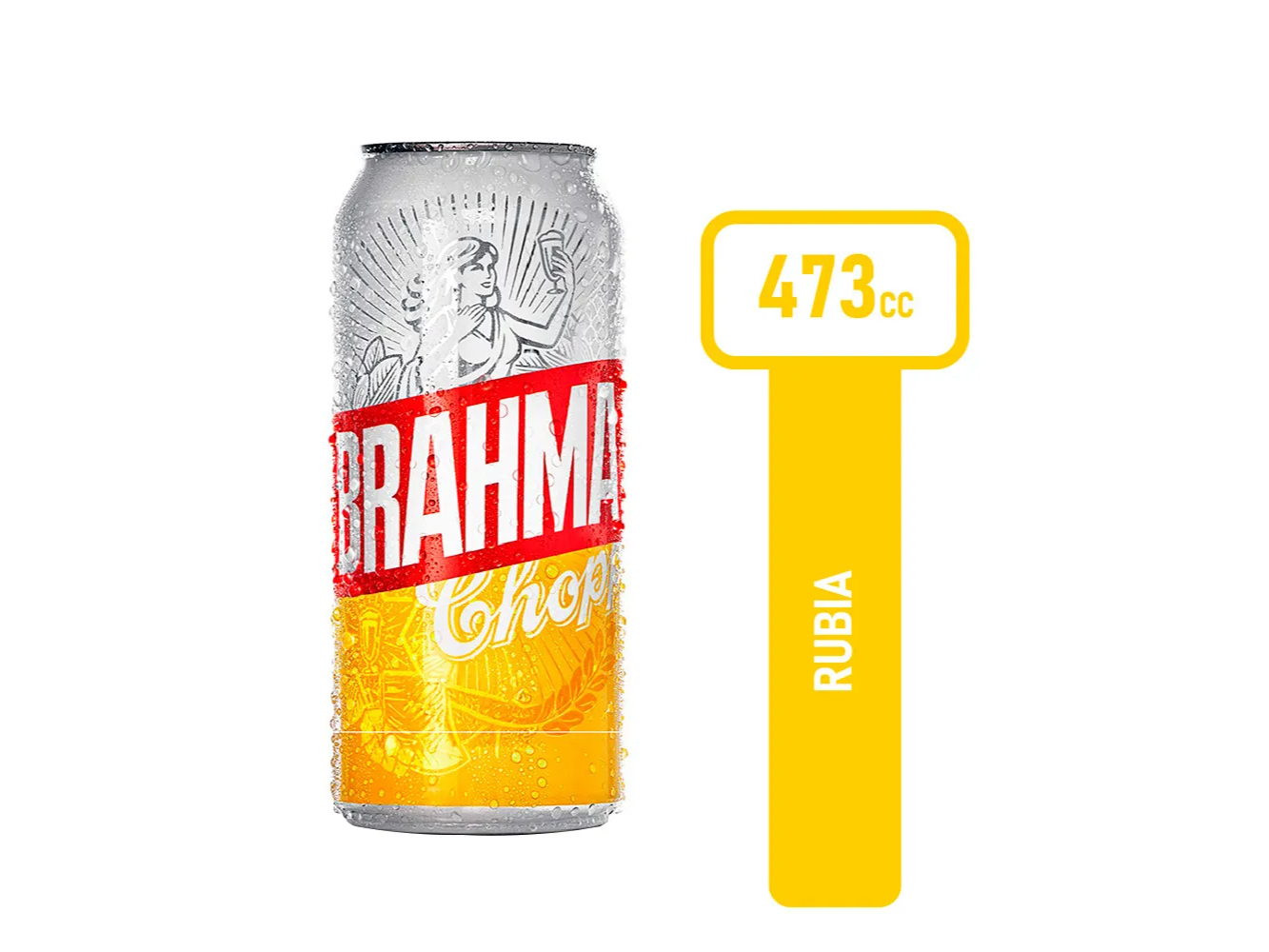 Cerveza Rubia Brahma 473ml