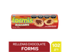 Galletitas Formis vainilla rellenas chocolate 102 g