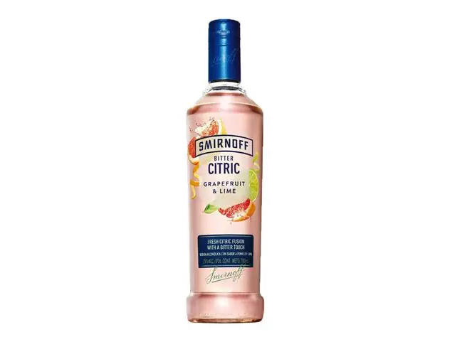 Vodka Smirnoff Citric Ruby Orange Lime