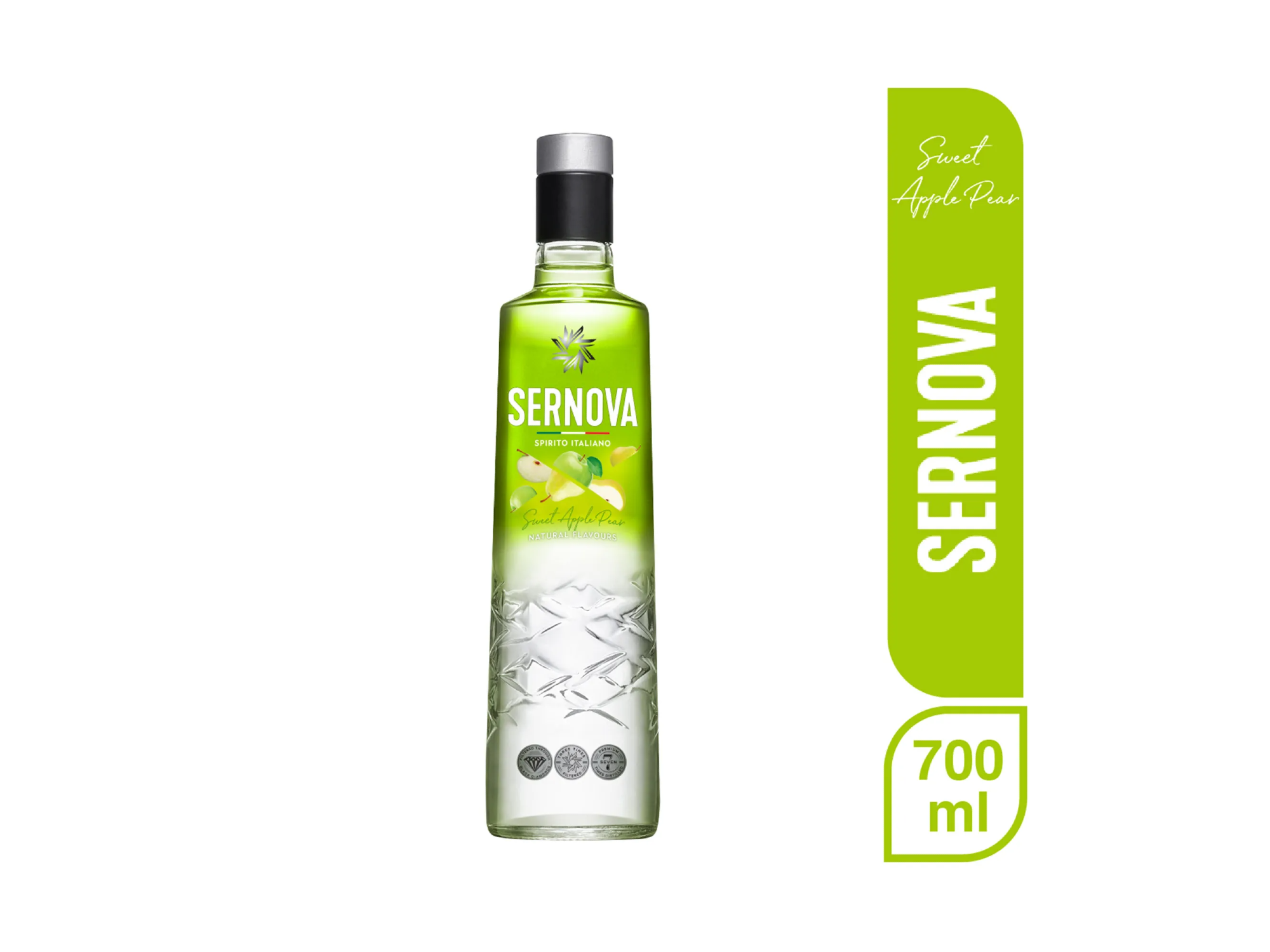 Vodka Sernova sweet apple pear 700 cc