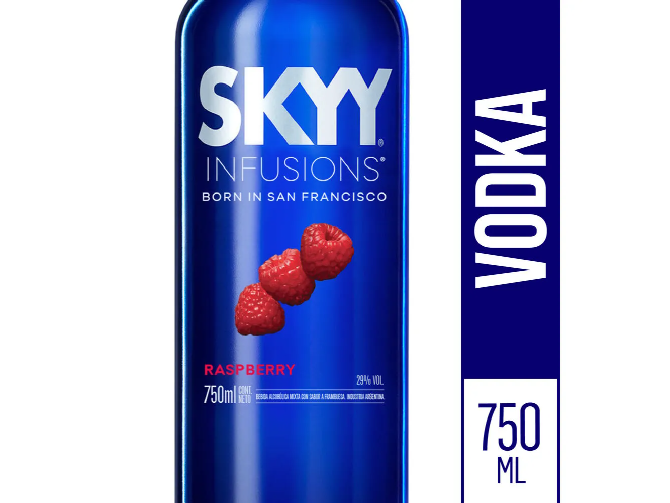 Vodka Skyy frambuesa 750 cc.
