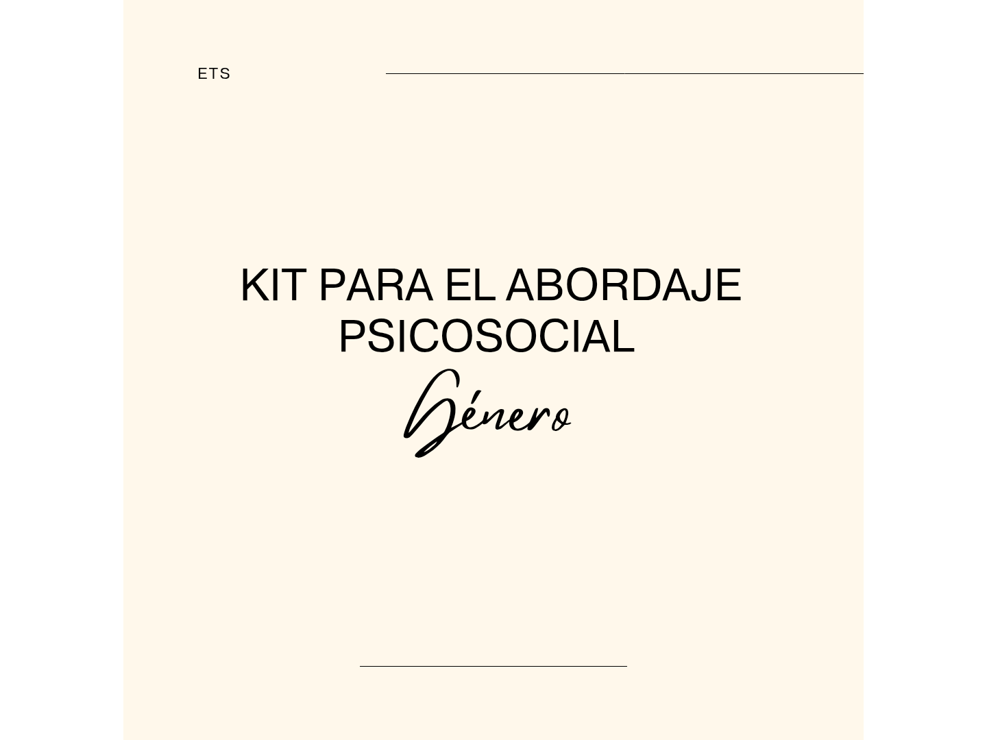 GÉNERO