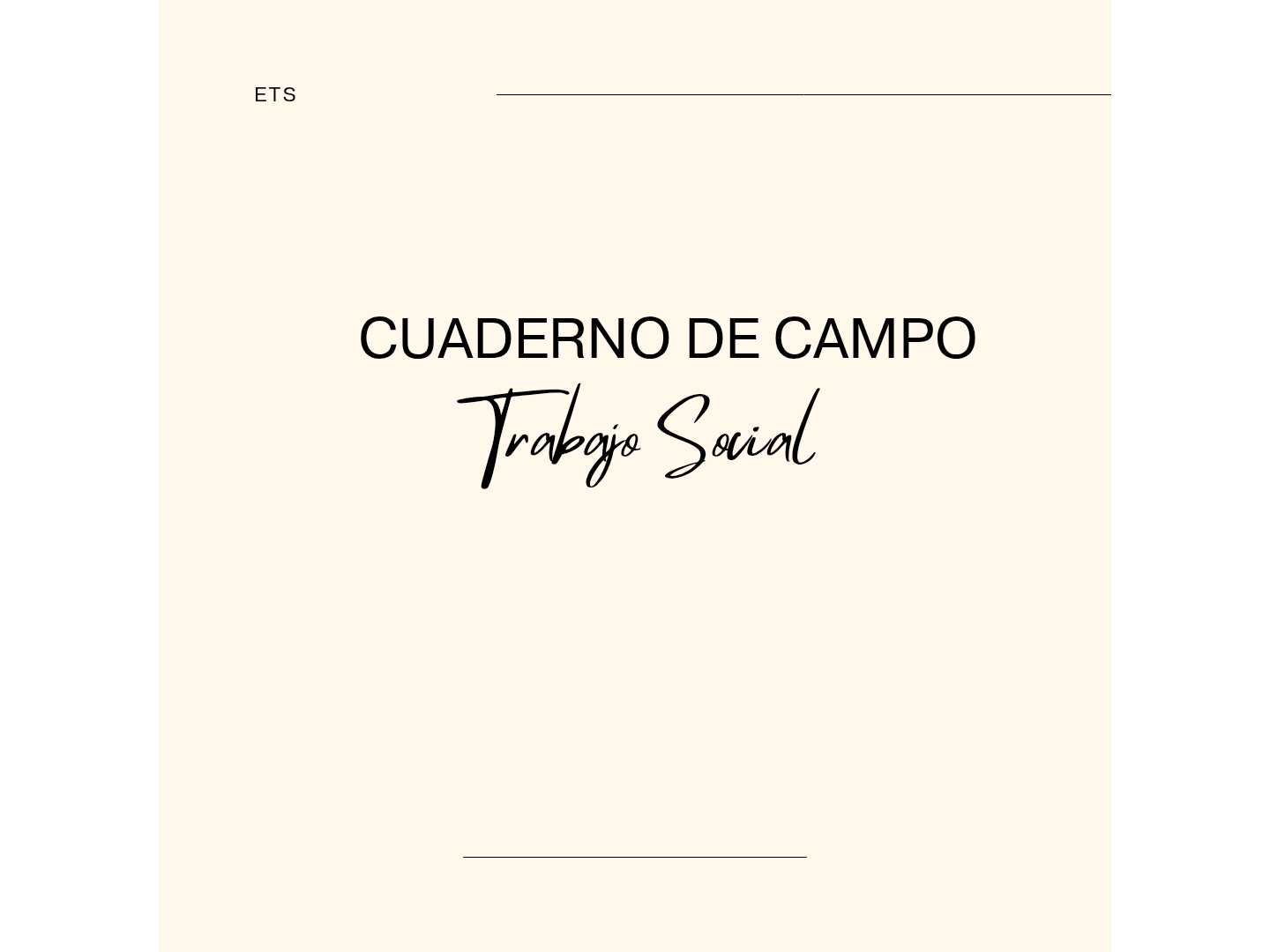 Cuaderno de Campo