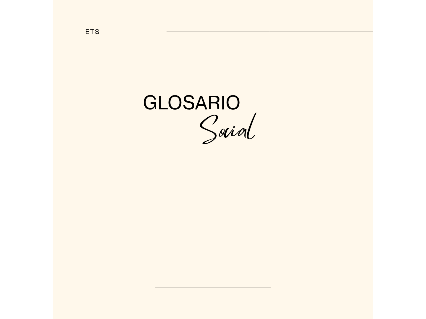 Glosario Social