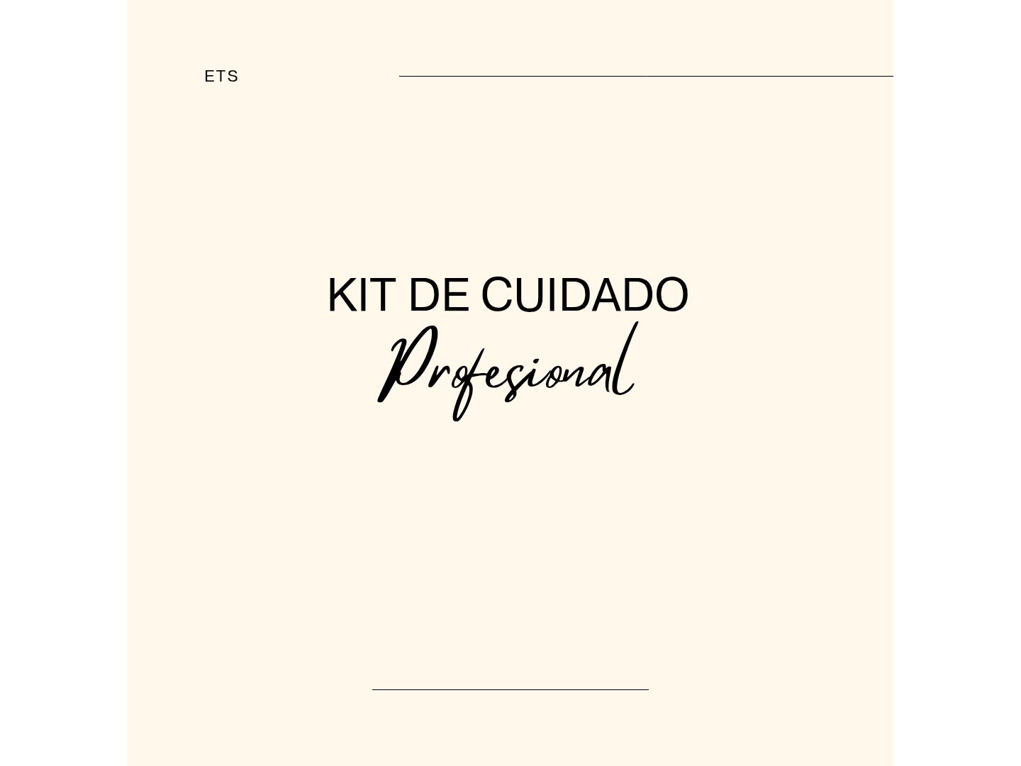 Kit de Cuidado Profesional