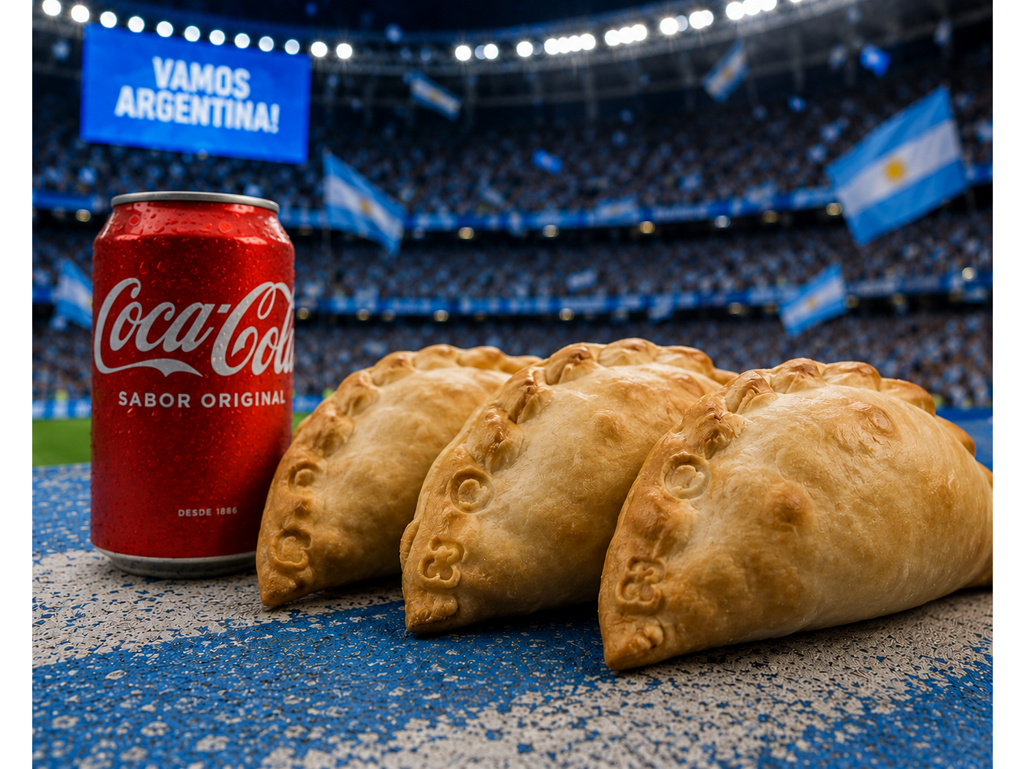 3 Empanadas + Bebida