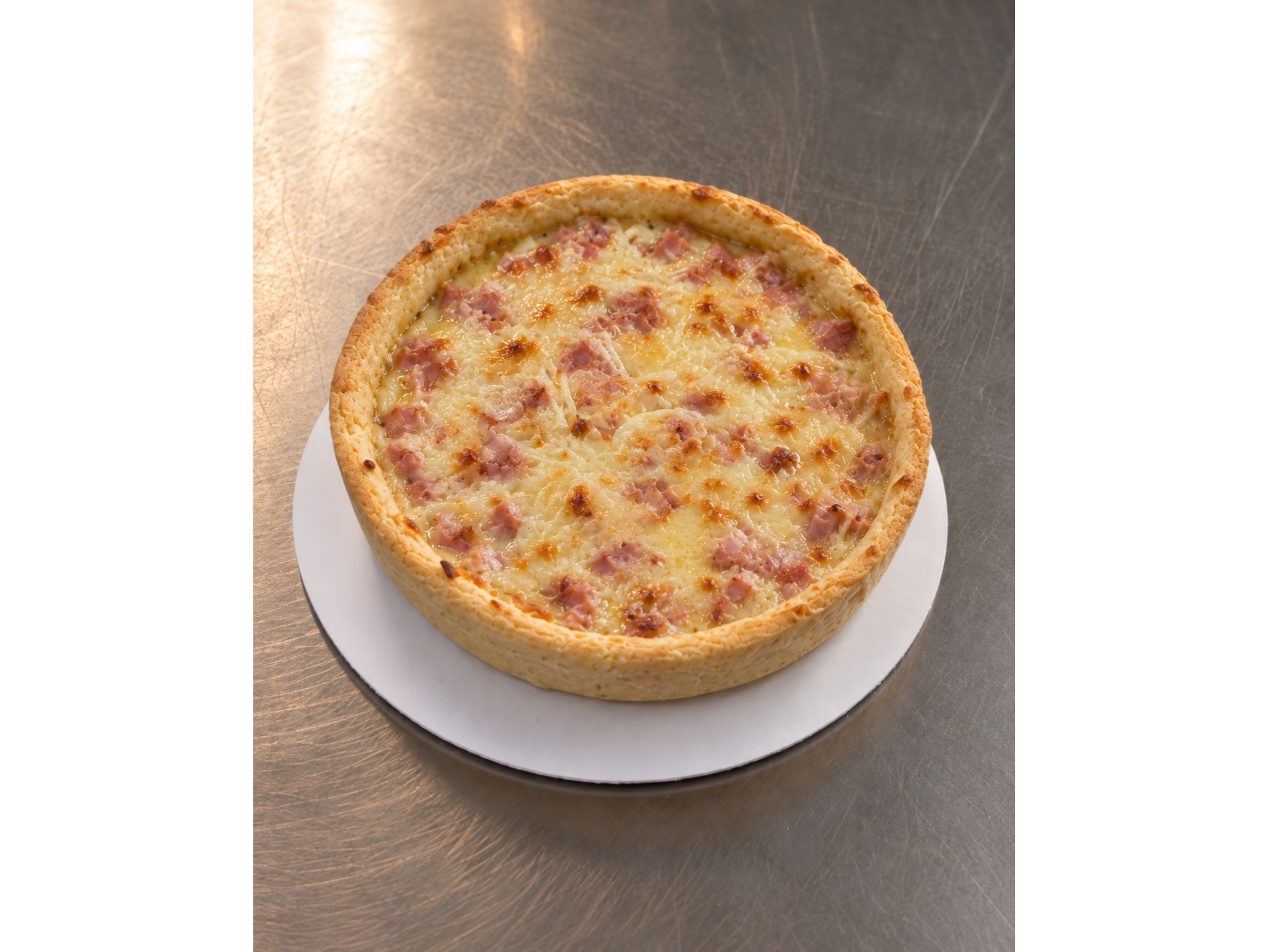 Tarta de jamón y queso. SG