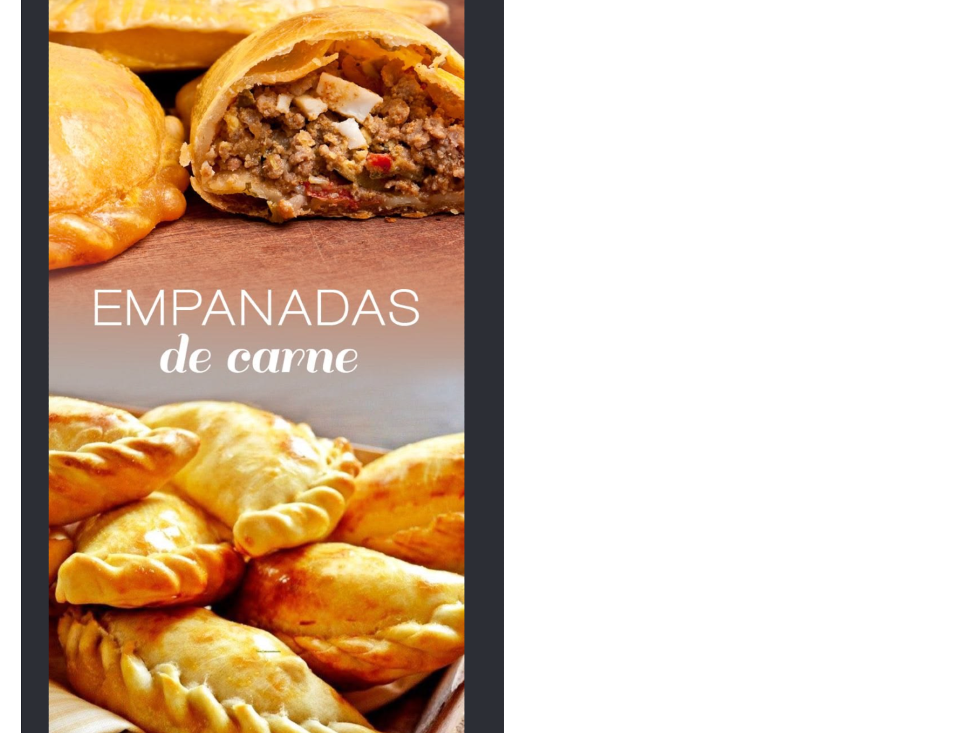 Empanada de carne salada