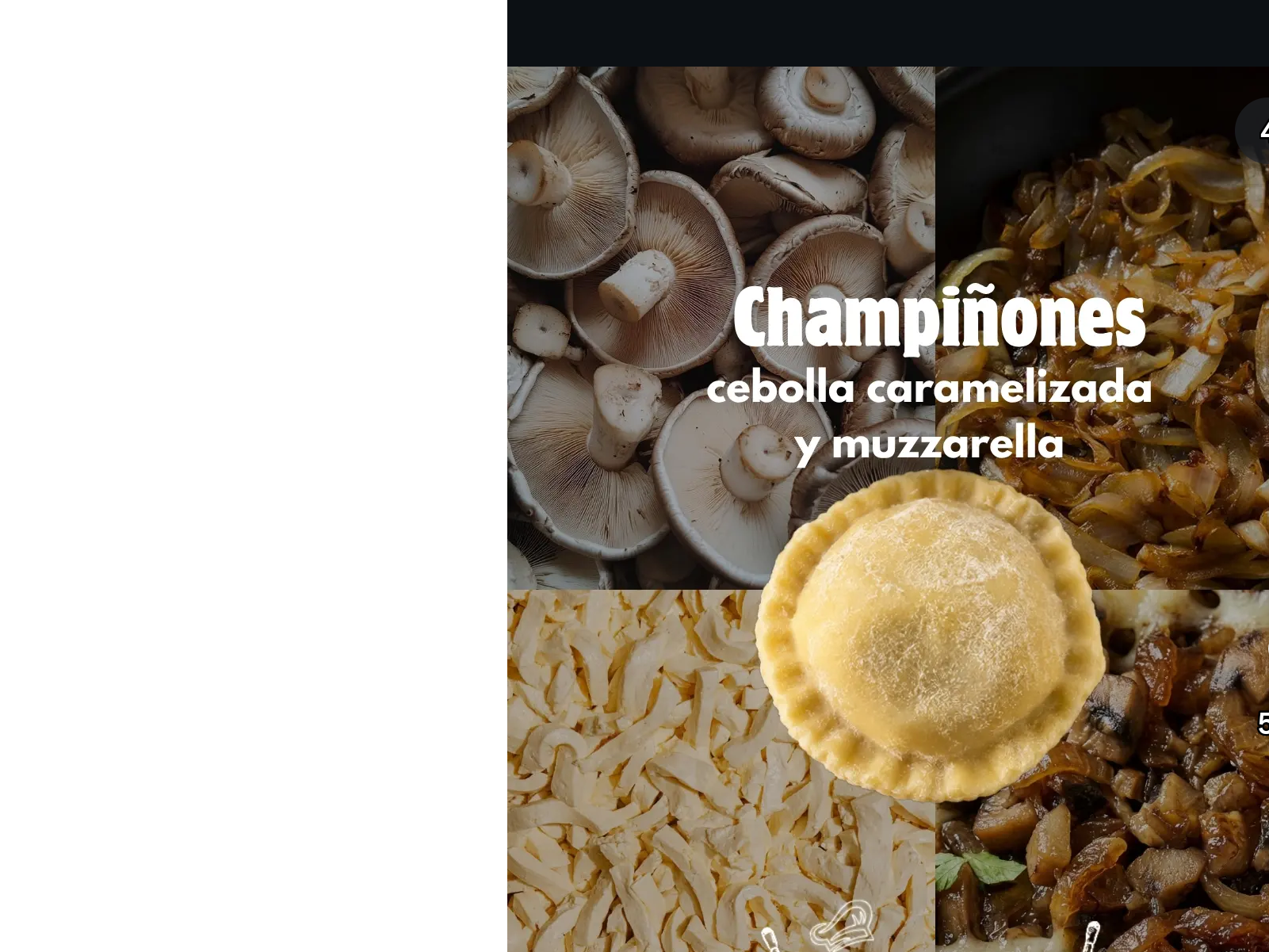 Sorrentino de champiniones