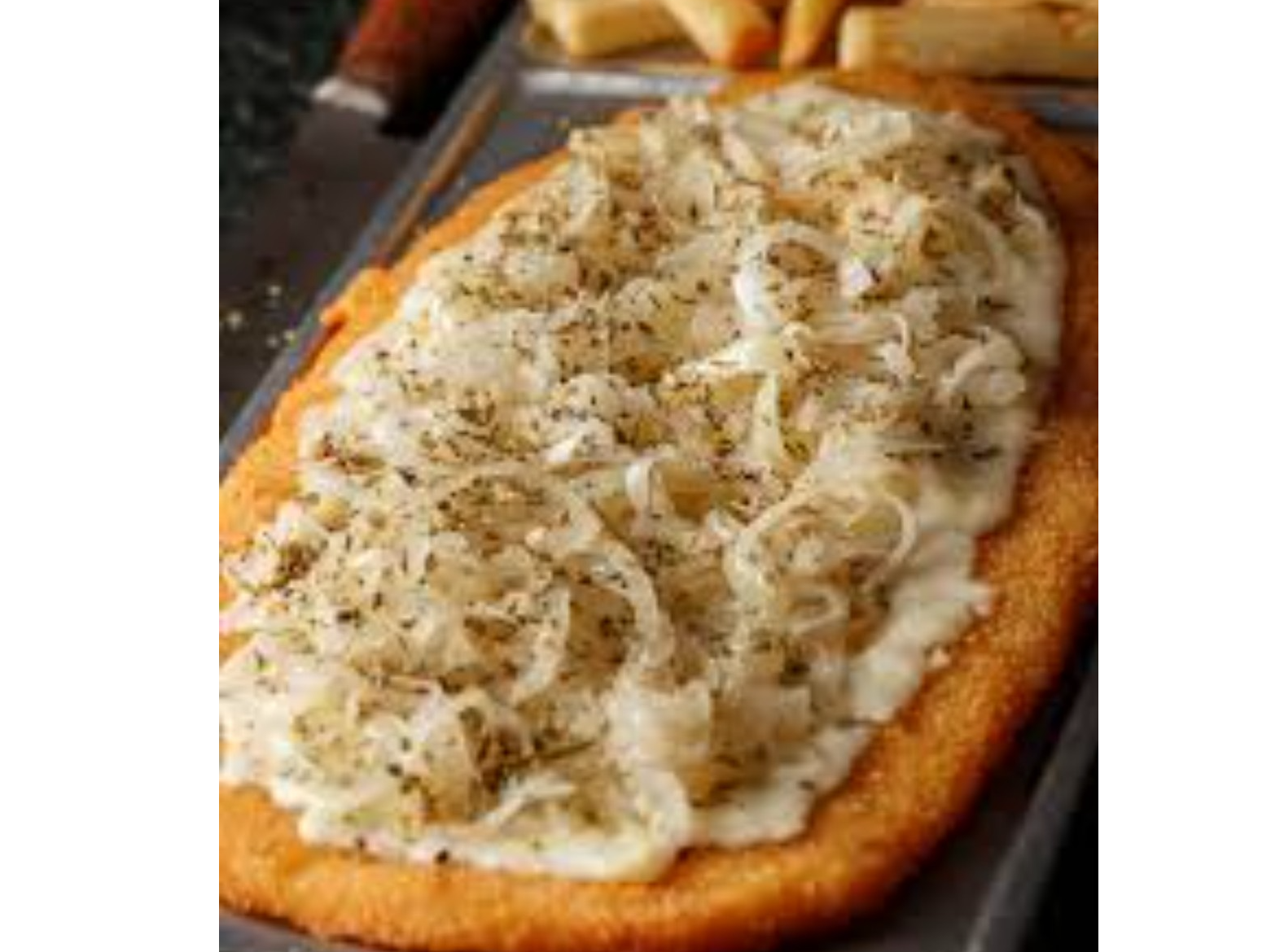 Milanesona a la fugazza