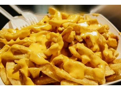 Porción con cheddar