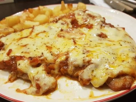 Bondiola a la pizza de La cocina de chevere