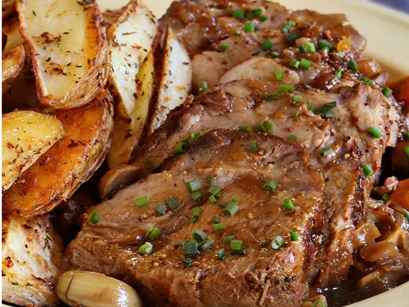 Bondiola con chimichurri