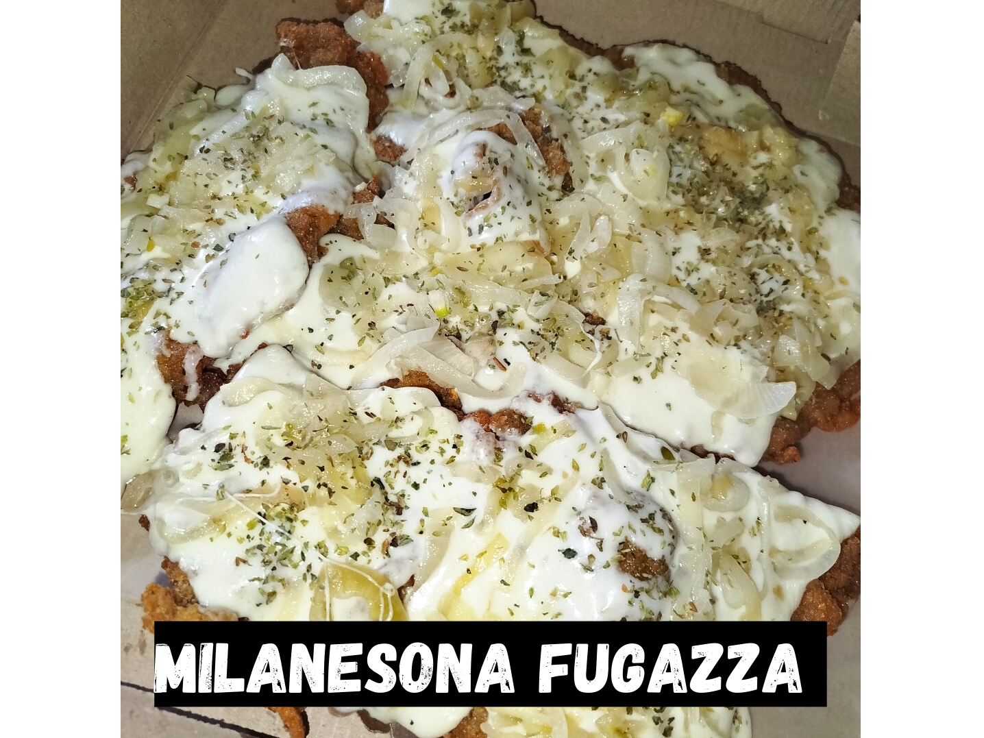 Milanesona a la fugazza