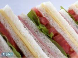 Queso tomate y lechuga