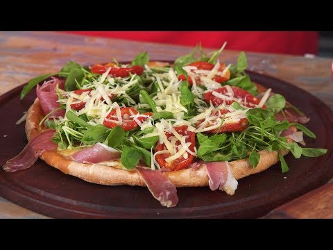 Crudo y rúcula 