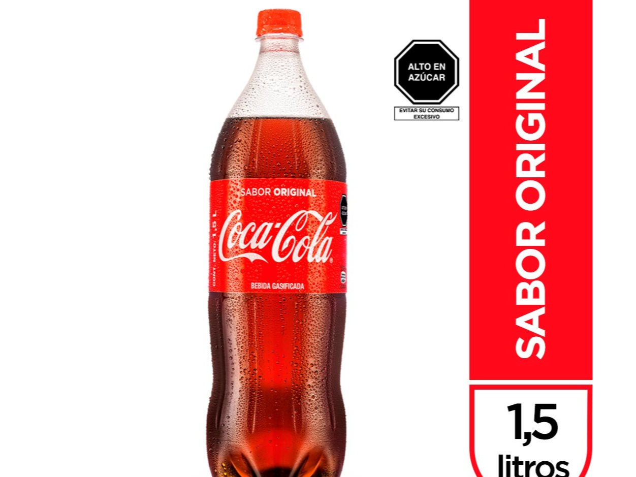 Coca cola 1.5 lts