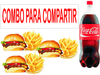 COMBO PARA COMPARTIR (3 paty completos y 1 coca 2,15L)