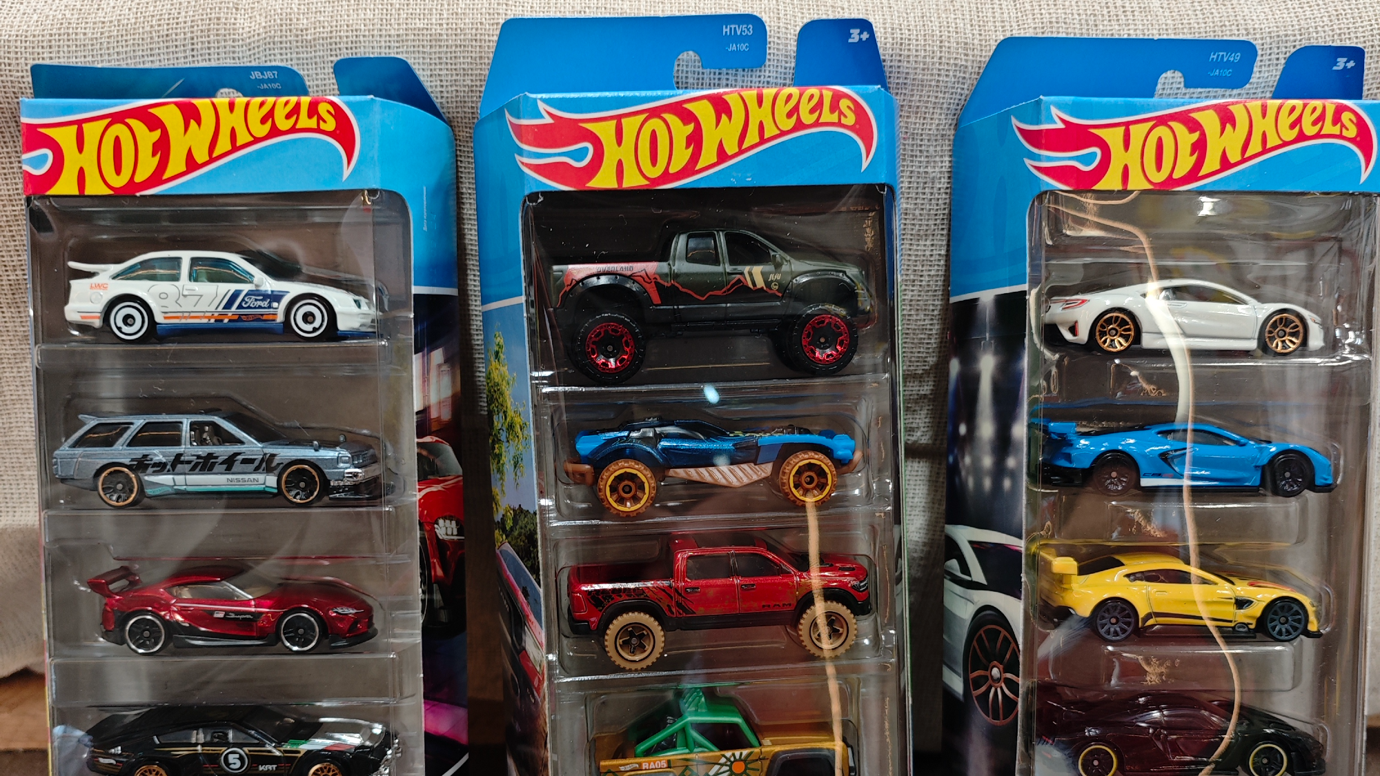 Packs Hotwheels