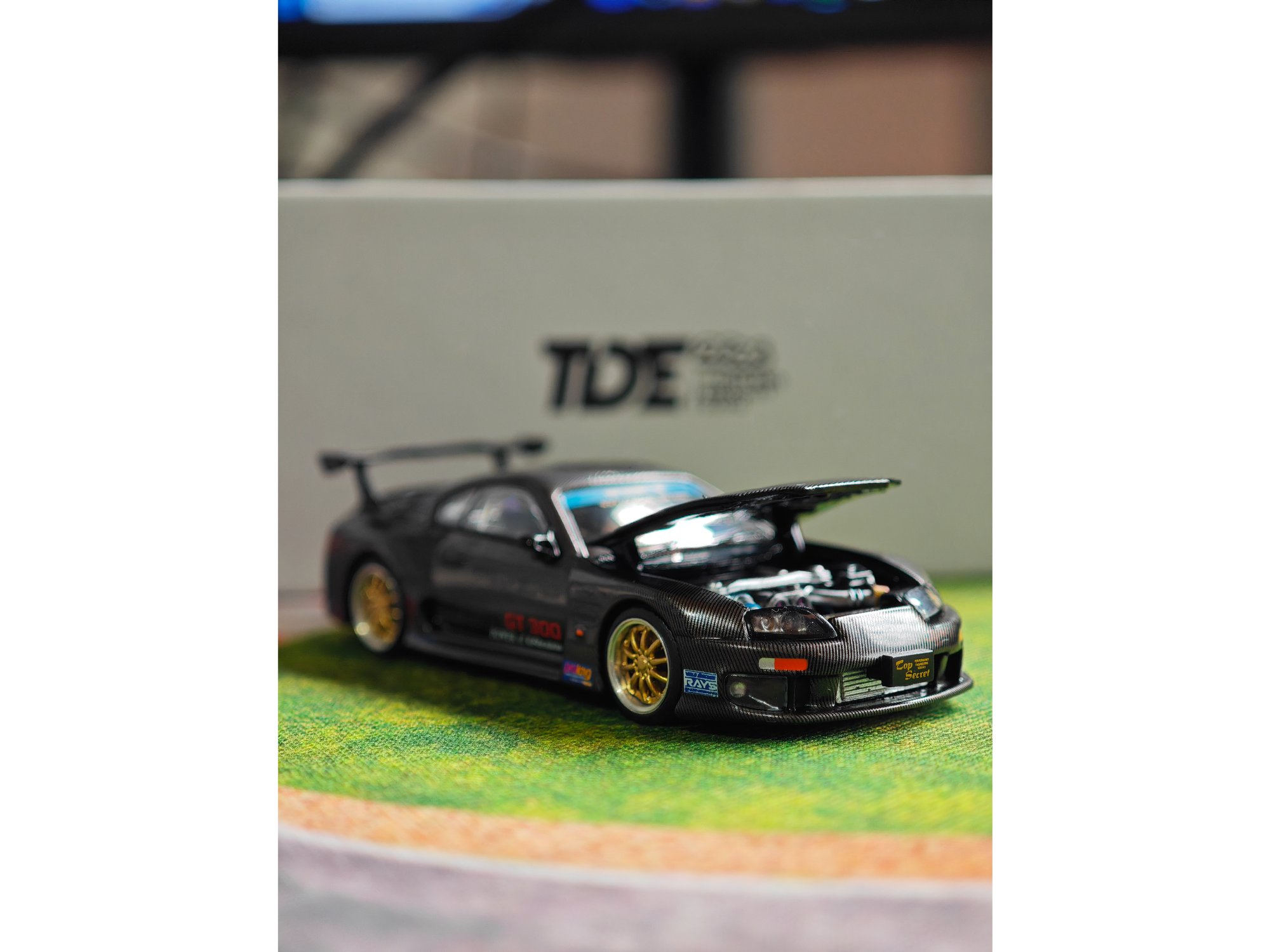 Toyota Supra Top secret GT300 Thailand diecast expo 2026 negro