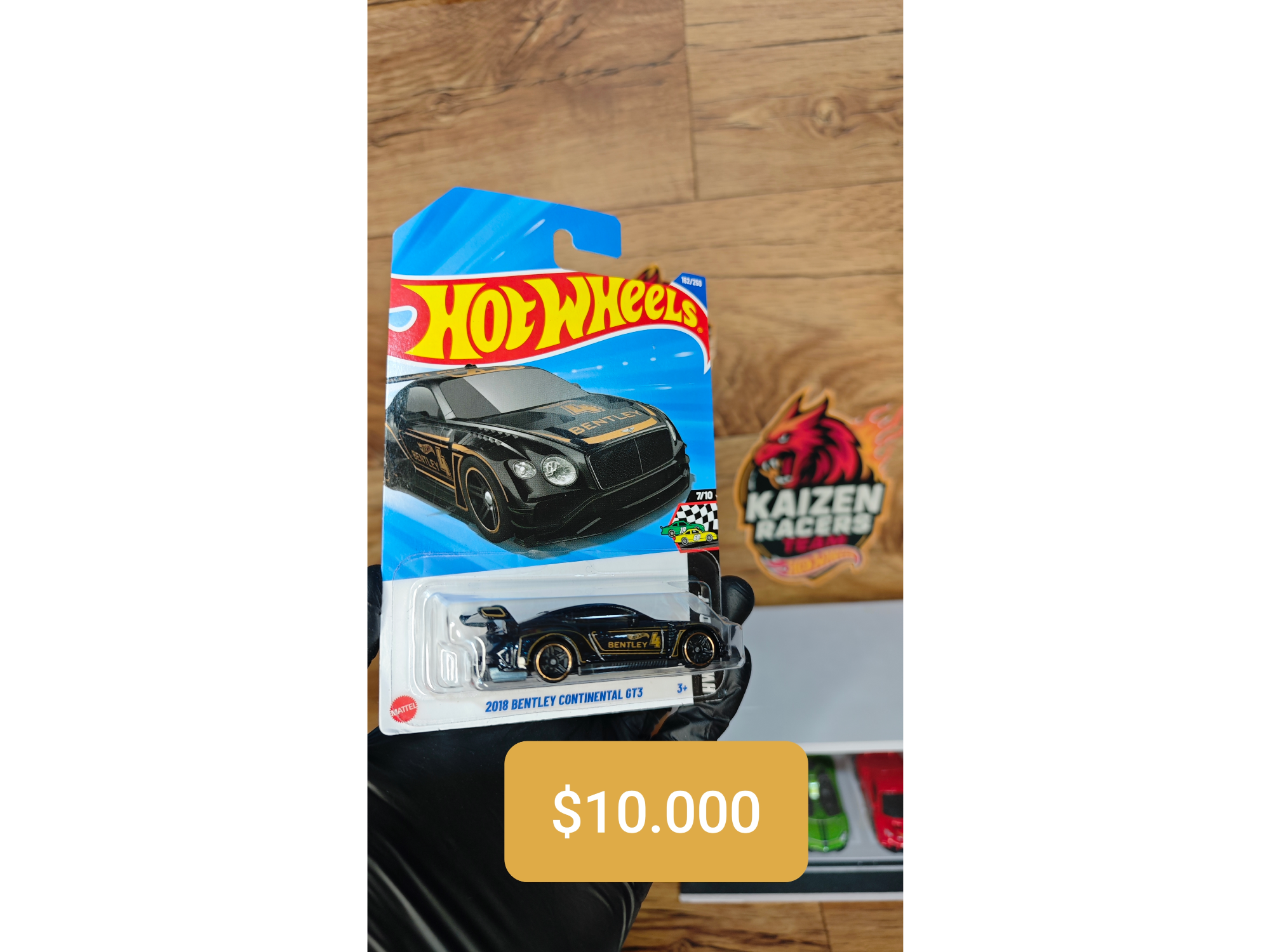 Bentley continental GT3 2018 negro