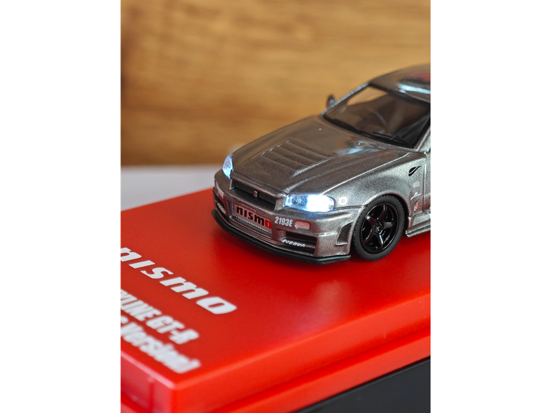 Gt R R34 Base Kaizen Racers 1:64 | Nissan Skyline GT-R R34 Nismo + Base
