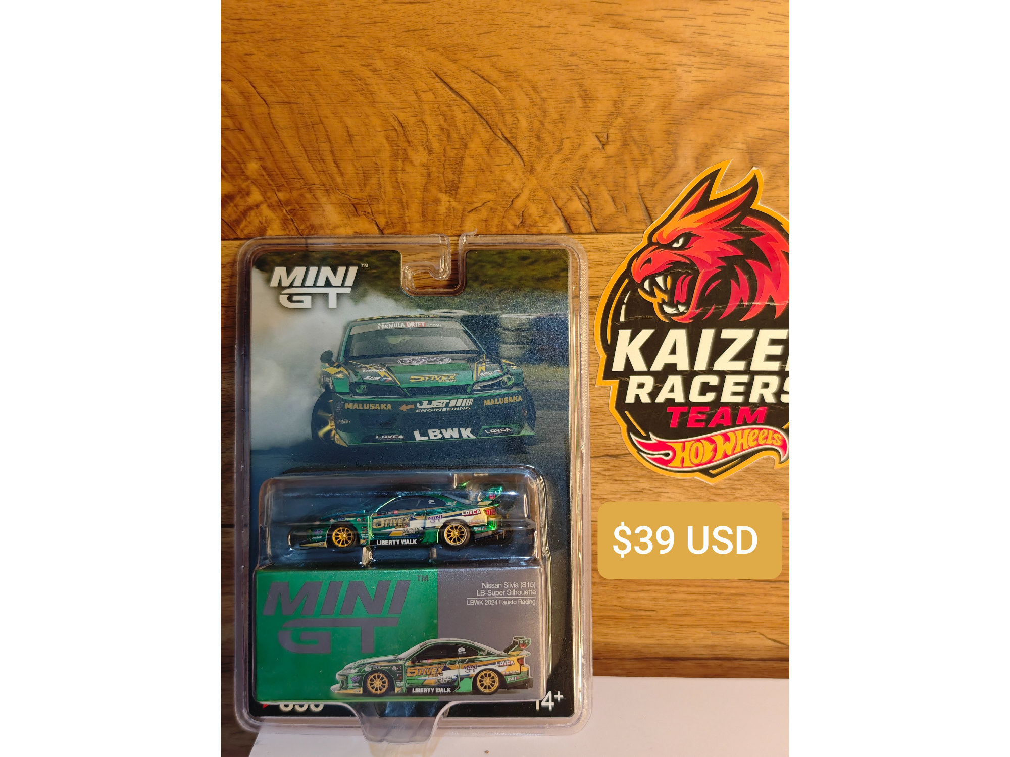 Nissan Silvia S15 LBWK verde