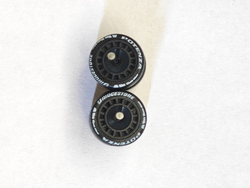 Ruedas de Goma Premium planas negras