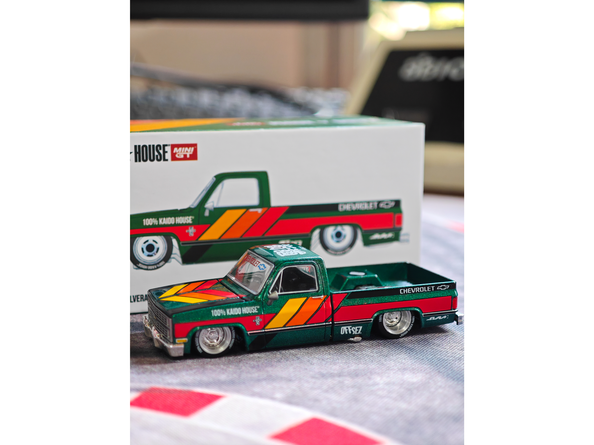 Chevrolet Silverado verde