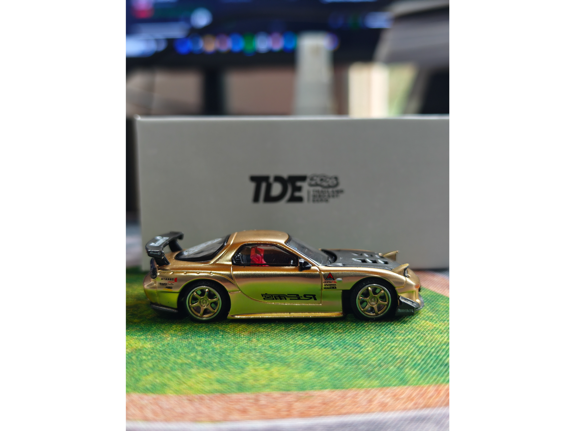 Mazda RX-7 FD3S RE-AMEMIYA Thailand diecast expo 2026 dorado