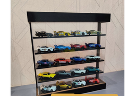 Expositor para 20 autos con trabas