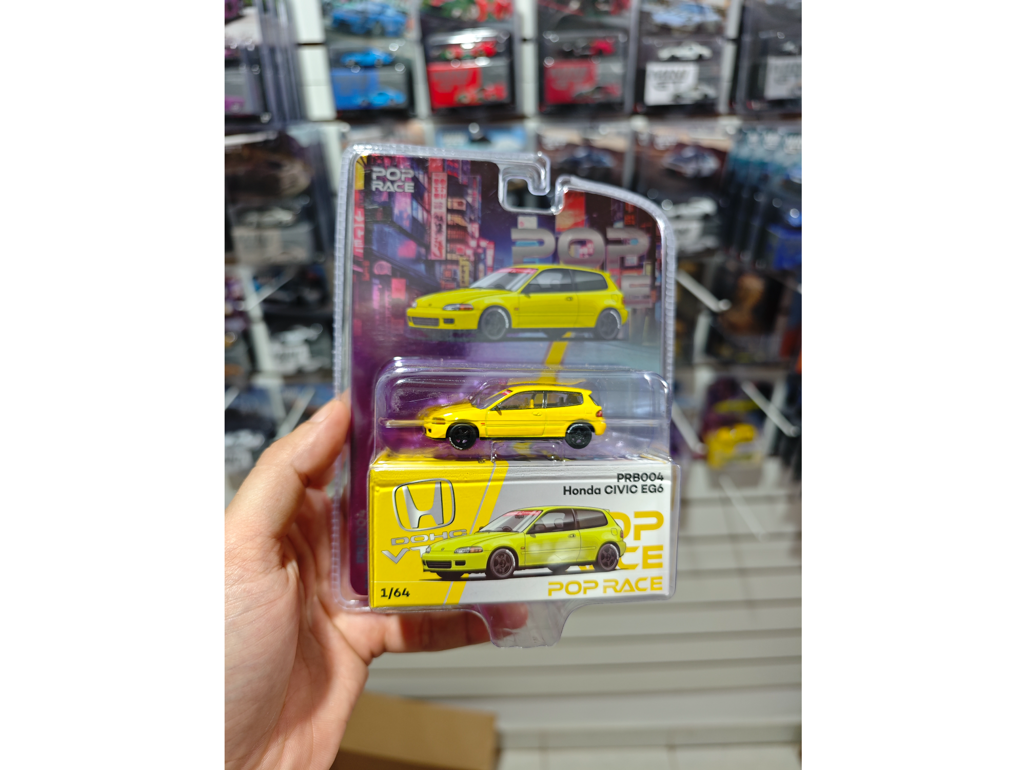 Honda Civic EG6 Vancouver Event - amarillo