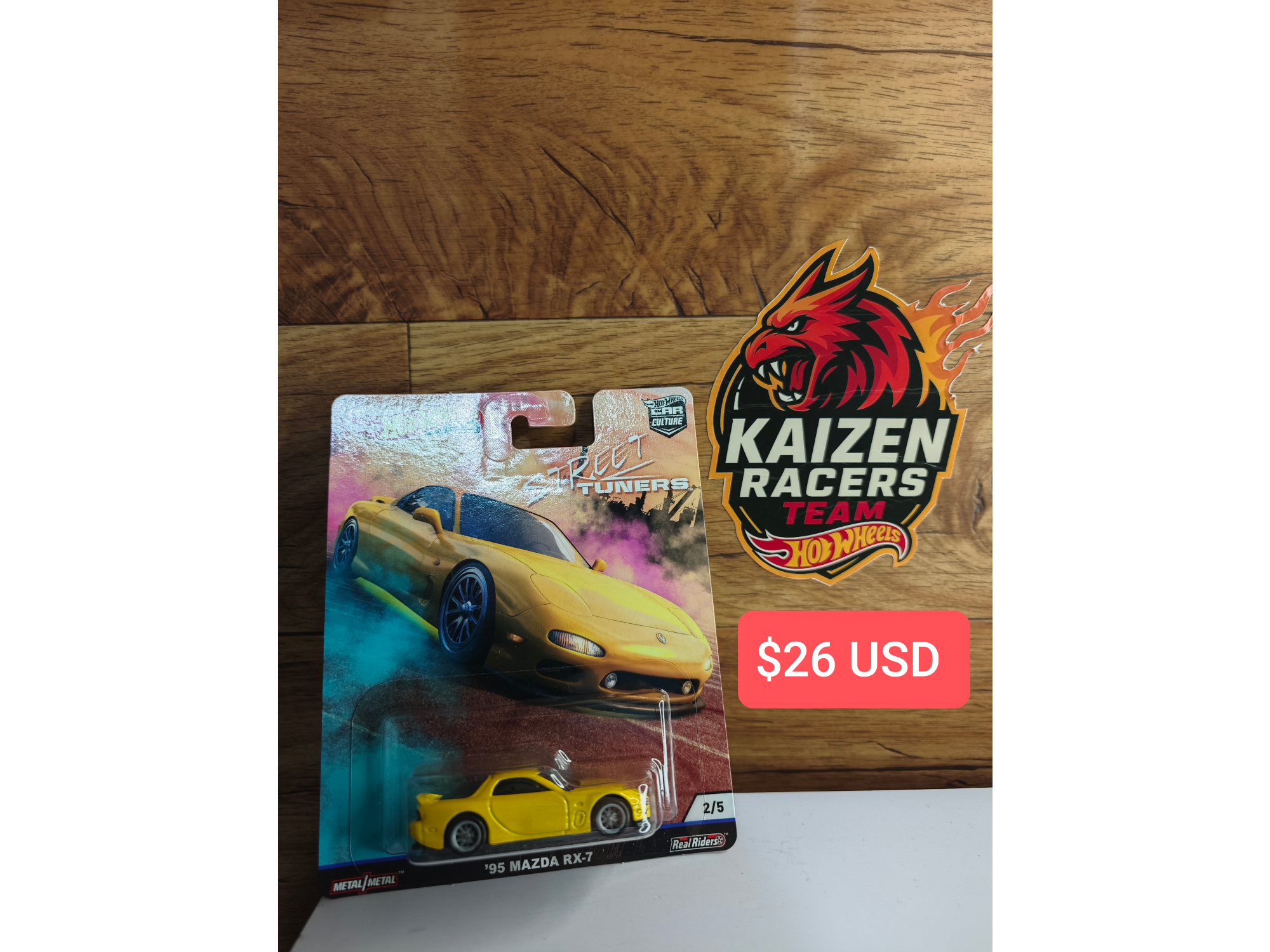 Mazda RX-7 '95 amarillo